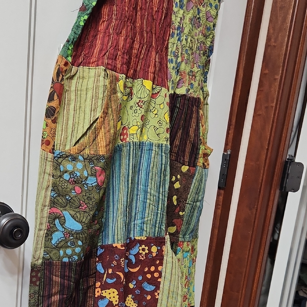 Patchwork Multicolor Jumpsuit NWT - image 6